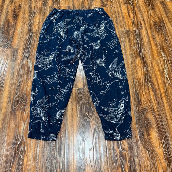 Victoria's Secret Other - Victoria's Secret Size M Navy Blue Pegasus Celestial Print Jogger Pajama Pants